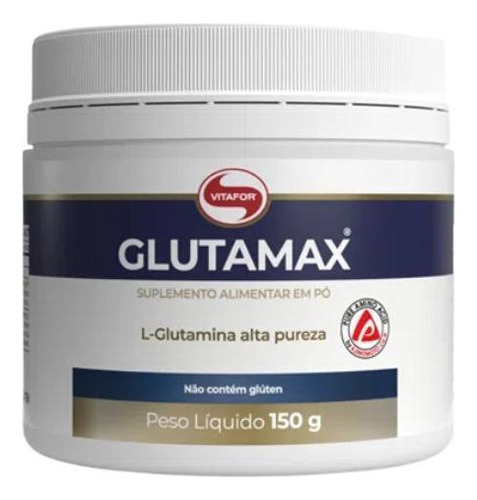 Kit 2x: Glutamax Aminoácidos L-glutamina Vitafor 150g