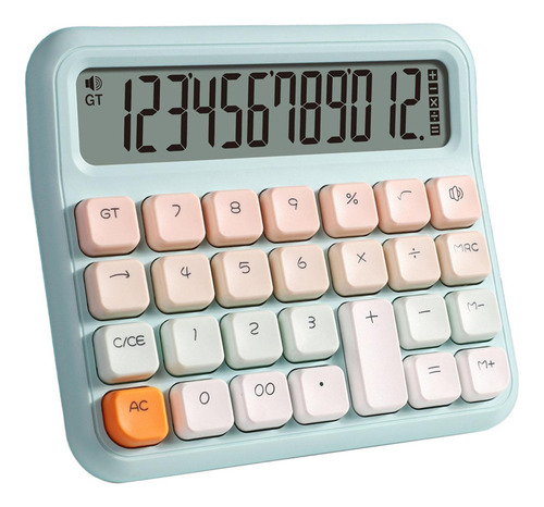 Calculadora De Botón Mecánico Portátil Para Oficina,