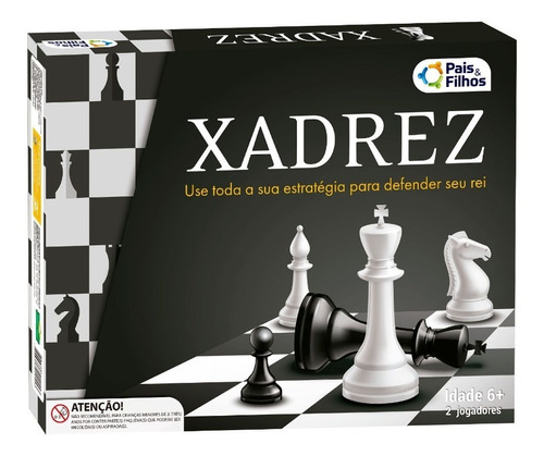 Brinquedo Jogo Infantil Estratégia Xadrez Clássico