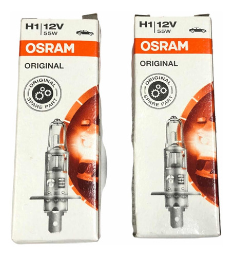 2x Focos Osram Original H1 12v 55w Halógeno Convencional H1