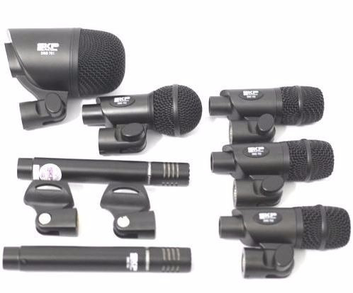 Kit Microfones Para Bateria Skp Dms 7