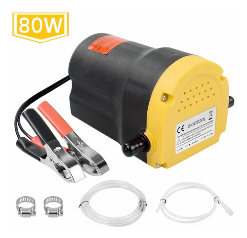 Bomba De Cambio De Aceite De 80 W Sicotool 12 V Diesel Fluid