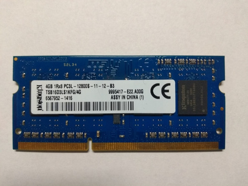 Memoria Kingston Ddr3 4gb Laptop