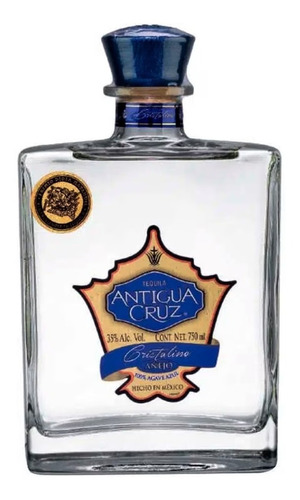 Tequila Antigua Cruz Añejo Cristalino 750 Ml