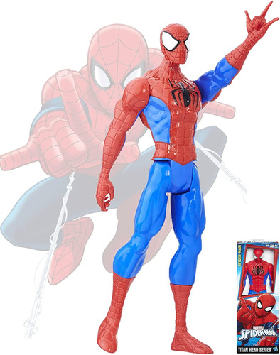 Theavengers Titan Hero Series Spiderman Figura De Accion De 