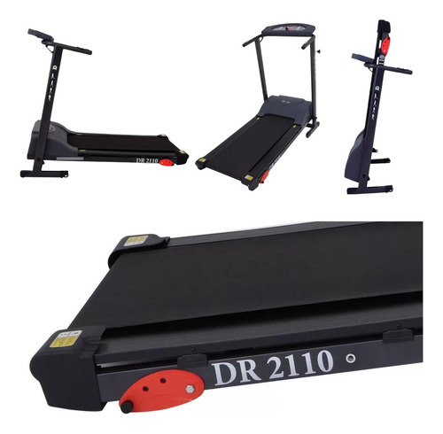 Cinta de correr Dream Dr2110, color negro