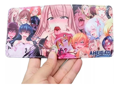 Billetera Ahegao Anime Hentai Caras Elegir Modelo