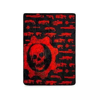 Gears Of War Crimson Omen Guns - Manta De Forro Polar D...