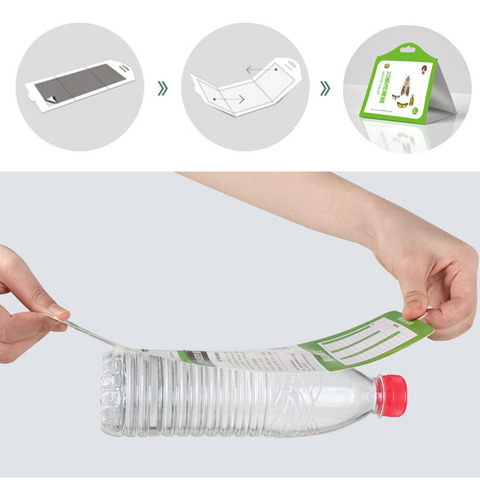 Papel De Polilla Pegajosa 5 Piezas De Prevención Antipolilla