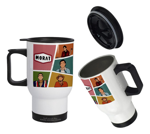 Mug Vaso Termico Viajero Para Carro Morat