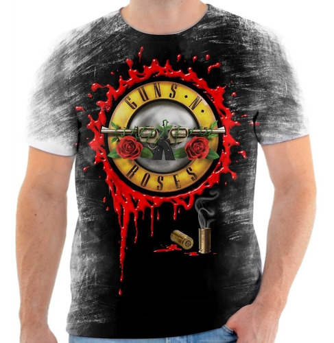 Camisa Camiseta Guns N' Roses Axel Rose Banda