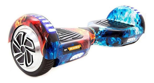 Hoverboard Skate Elétrico 6.5 Fogo Gelo Led Bluetooth