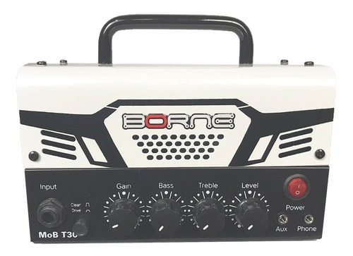Amplificador Borne MOB MOB T30 Transistor para guitarra de 30W cor branco 110V/220V