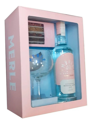 Gin Merle Gift Box Edición Especial Sorbete, Copa, Botánicos