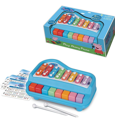 Piano Y Xilófono Peppa Pig 2 En 1 Para Niños