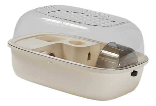 Hábitat De Jaula De Hámster Ejercicio Portátil De Beige