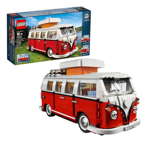 Lego Creator Volkswagen Kombi 1962 T1 Camper Van 10220 Quantidade De Peças 1334
