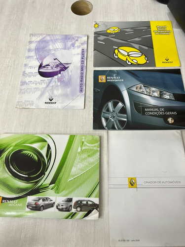 Manual Do Proprietário Renault Megane 2007 Original Usado