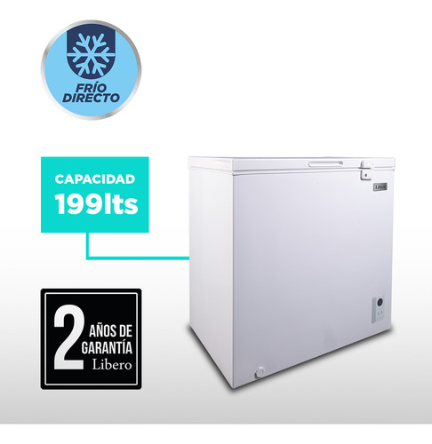 Freezer Horizontal Control Electronic 199lt Lfh-201ec Libero