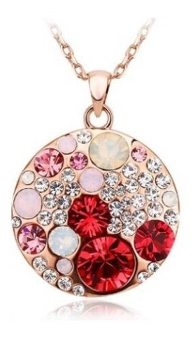 Collar Circulo Cristales Swarovski Elements