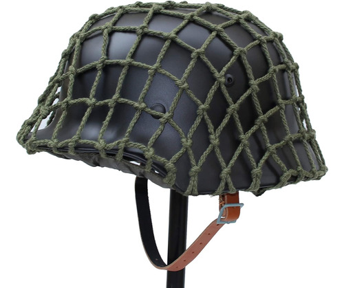 Hunting Explorer Ww2 Wwii - Casco Alemán M35 Con Cubierta De