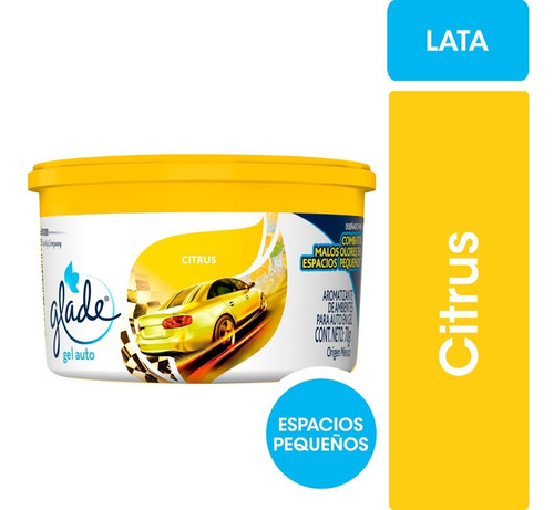 Aromatizante Glade Car minigel citrus 70 g