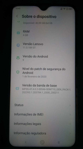 Lenovo K10 Note - 64gb - 3 Cameras