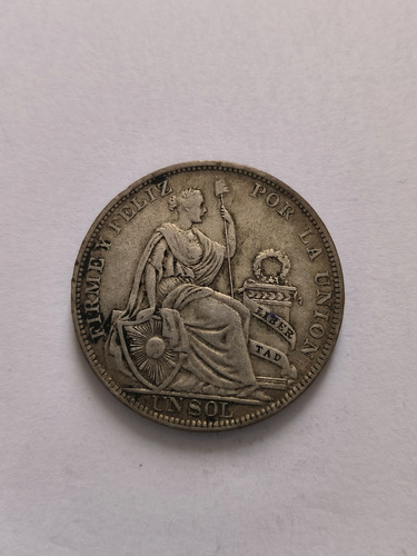 Moneda Sol Peruano De Plata 1930-firme Y Feliz