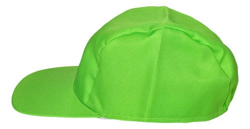 Gorra Visera Fluo Carnaval Colores Cotillon Color Verde