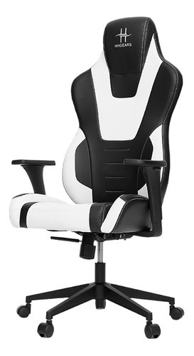 Silla Gamer Hhgears Xl300 Color Blanco Material Del Tapizado Cuero Sintético