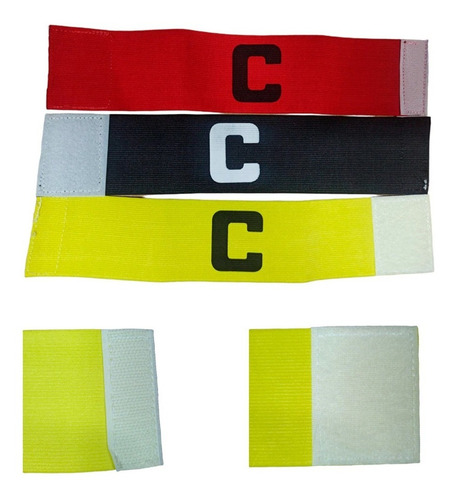 Imagen 8 de 8 de Brazalete, Banda De Capitán De Fútbol Para Tamaño Ajustable