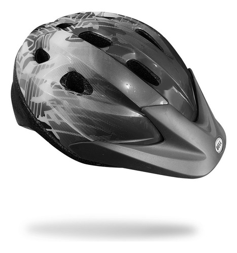 Casco Bell Bicicleta Mtb Ajustable 5 A 8 Años Colores / Lhua Color Plateado Talla 5-8