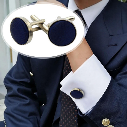 2 Gemelos Clásicos Negros Para Hombre, Gemelos De Joyería,