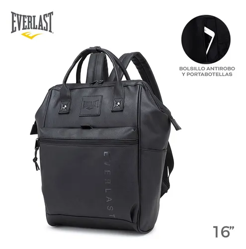 Mochila Cartera Everlast Mujer Anti robo Boca De Pez Lady