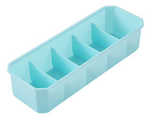 Cajas Organizadoras De Compartimentos Separadores Azul Claro