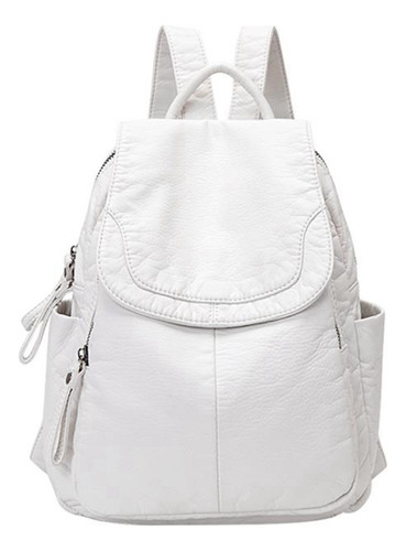 Perfect Mochila Escolar Casual De Piel Suave Para Mujer, De