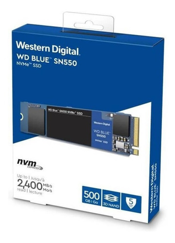 Disco Solido Ssd M.2 Pcie 500gb Western Digital Blue Sata Sn