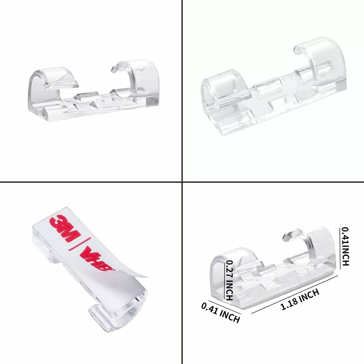 Tercera imagen para búsqueda de organizador de cables adhesivo