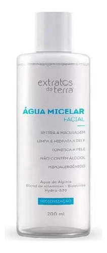 Agua Micelar 200ml Extratos Da Terra