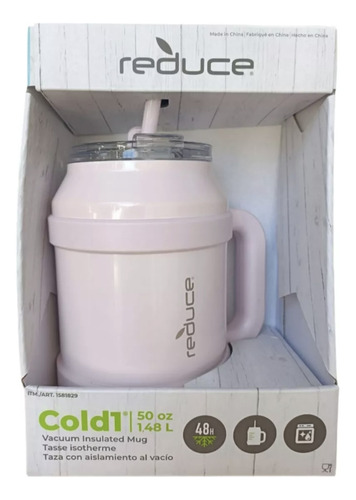 Thermo Taza Reduce C/ Aislamiento Al Vacío 1.48 L 48hrs Frío