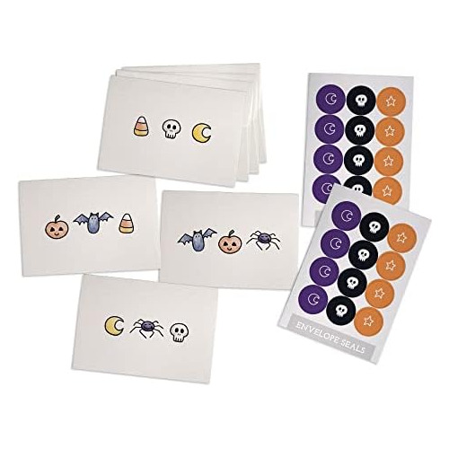 Juego De Tarjetas De Saludos Halloween Bits & Bobs Trio...