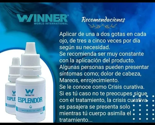 2 Gotas Esplendor Ojos - Ml A $19327 - mL a $18360