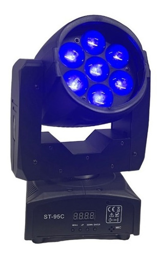 4 Mini Moving Rgbw 7x15w C/zoom Iluminação Wash + Mesa Dmx