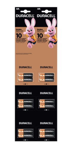 Imagen 1 de 6 de Duracell Pila Alcalina Tamaño Aa Econopack En Cusco