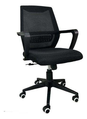 Silla Escritorio Oficina Sillón Ejecutivo Oaklan Mesh Color Negro