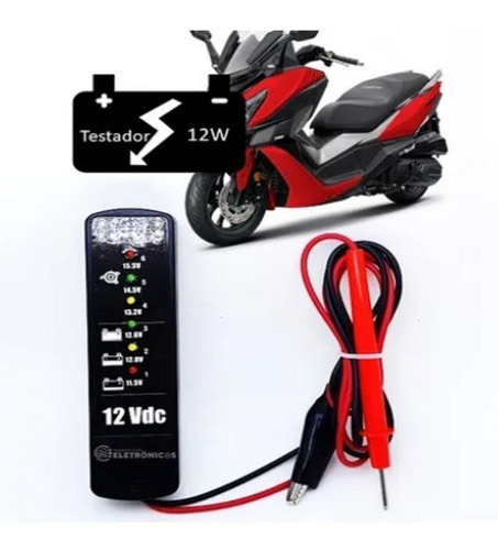 Imagem 3 de 4 de Verificador De Bateria E Alternador 12vdc Automotivo Knup