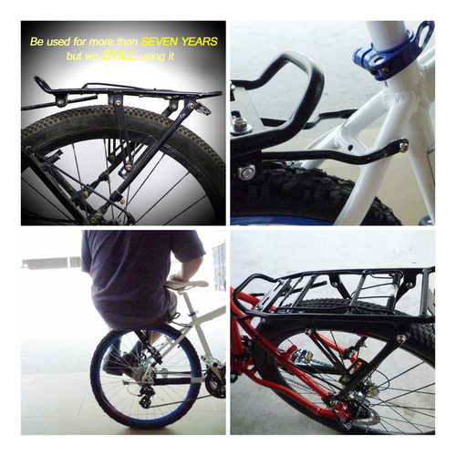 Bicicleta De Aleación De Aluminio Carga Trasera Bicicleta