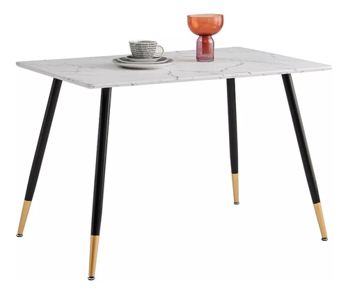 Mesa De Comedor Annika Estructura Metal 