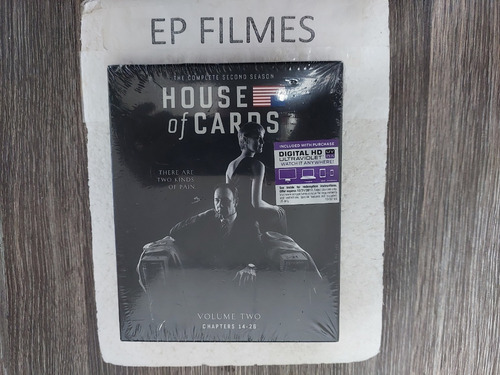 Blu-ray  House Of Cards: 2ª Temporada Digipack Leg. Lacrado