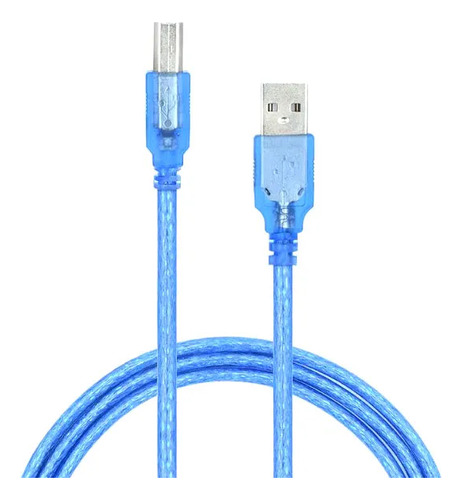 Cabo Usb Tipo A B 3 Metros Para Arduino Uno Mega Impressora